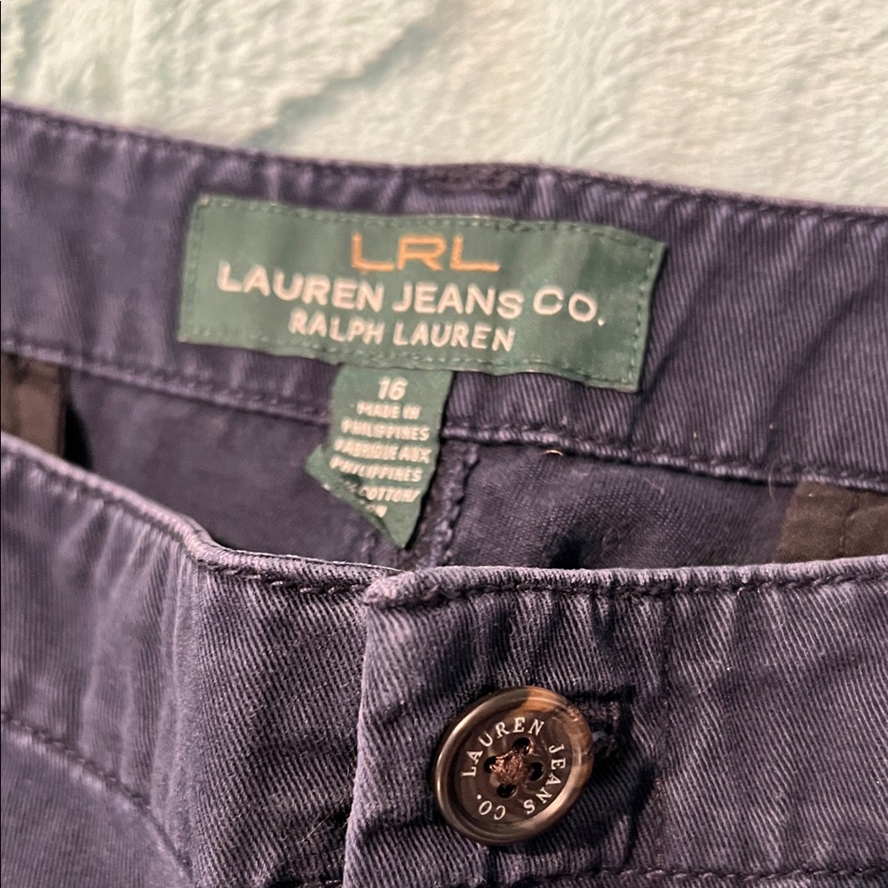 Ralph Lauren Wide Leg Pants in Blue